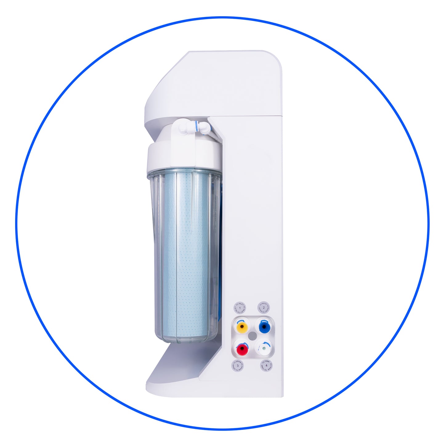RO ELITE - 7 Stage Reverse Osmosis System in a white housing